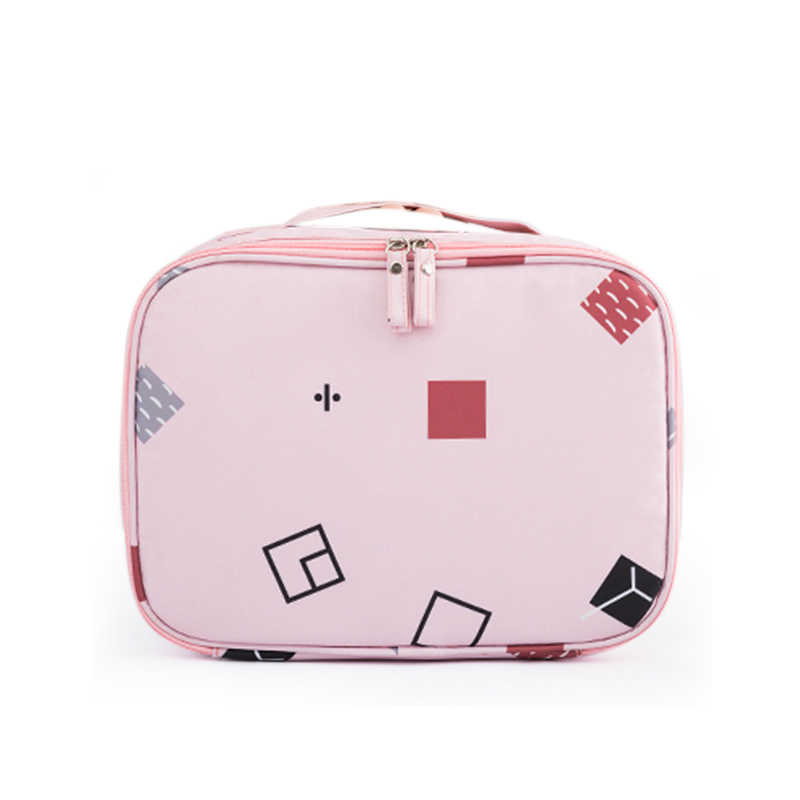 C111 Double Zipper Makeup Storage Bag