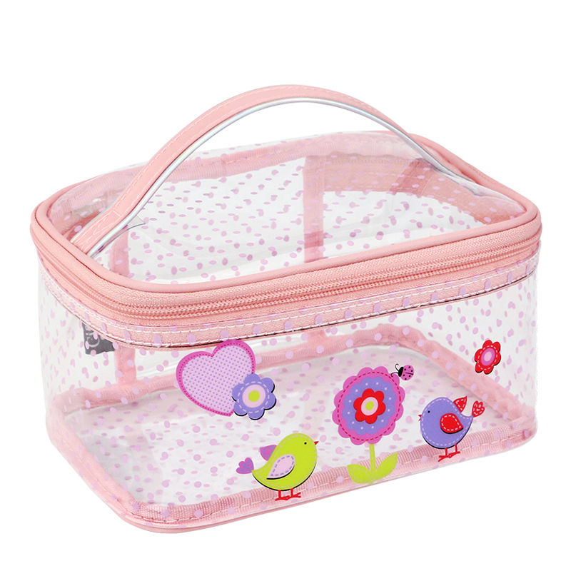 C114 Clear Zipper Makeup PVC Cosmetic Bag