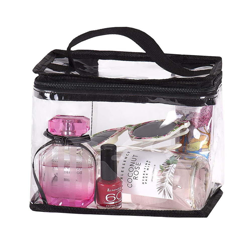 C557 Clear Travel MakeupTrain Bag