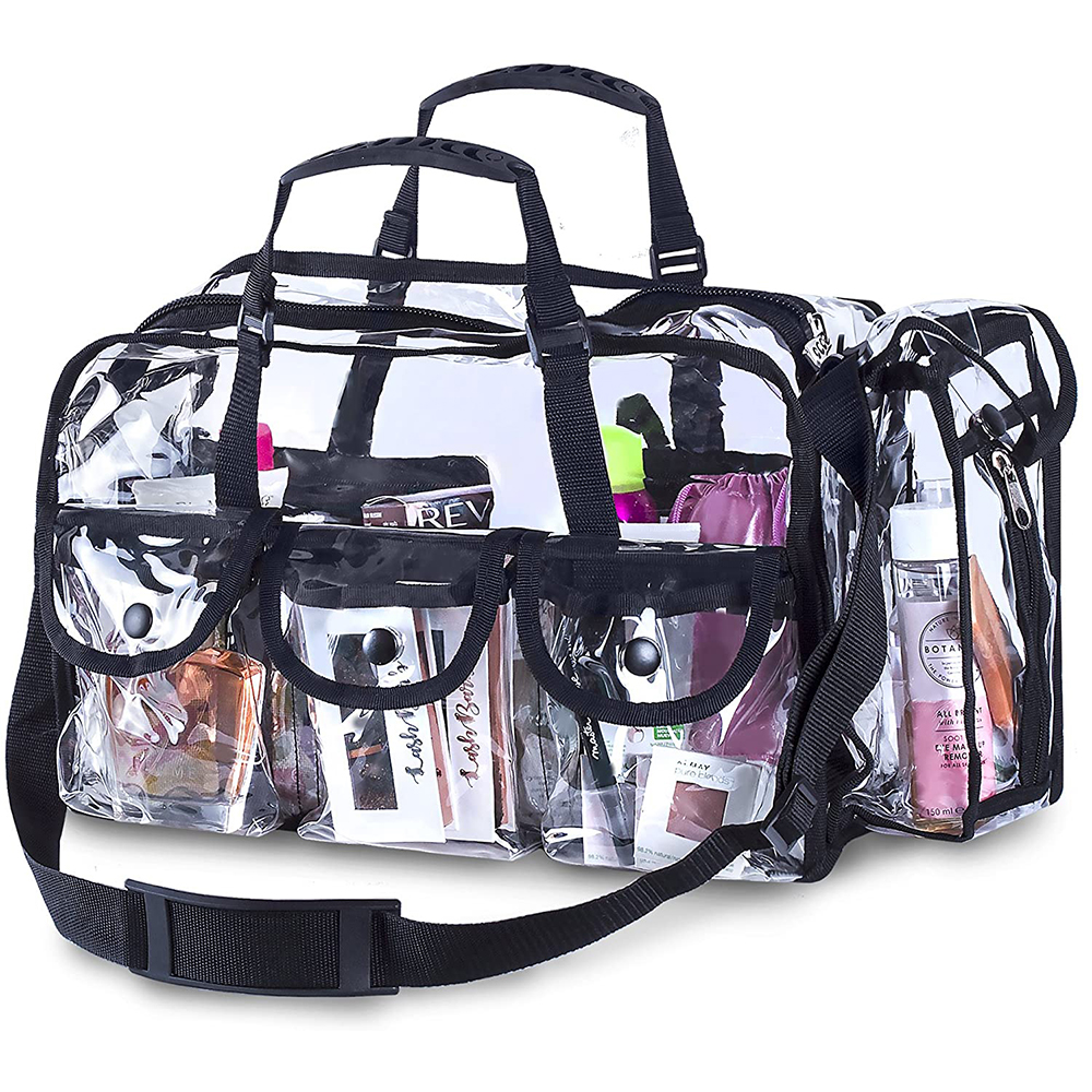 C555 External Pockets Organizer PVC Toiletry Bag