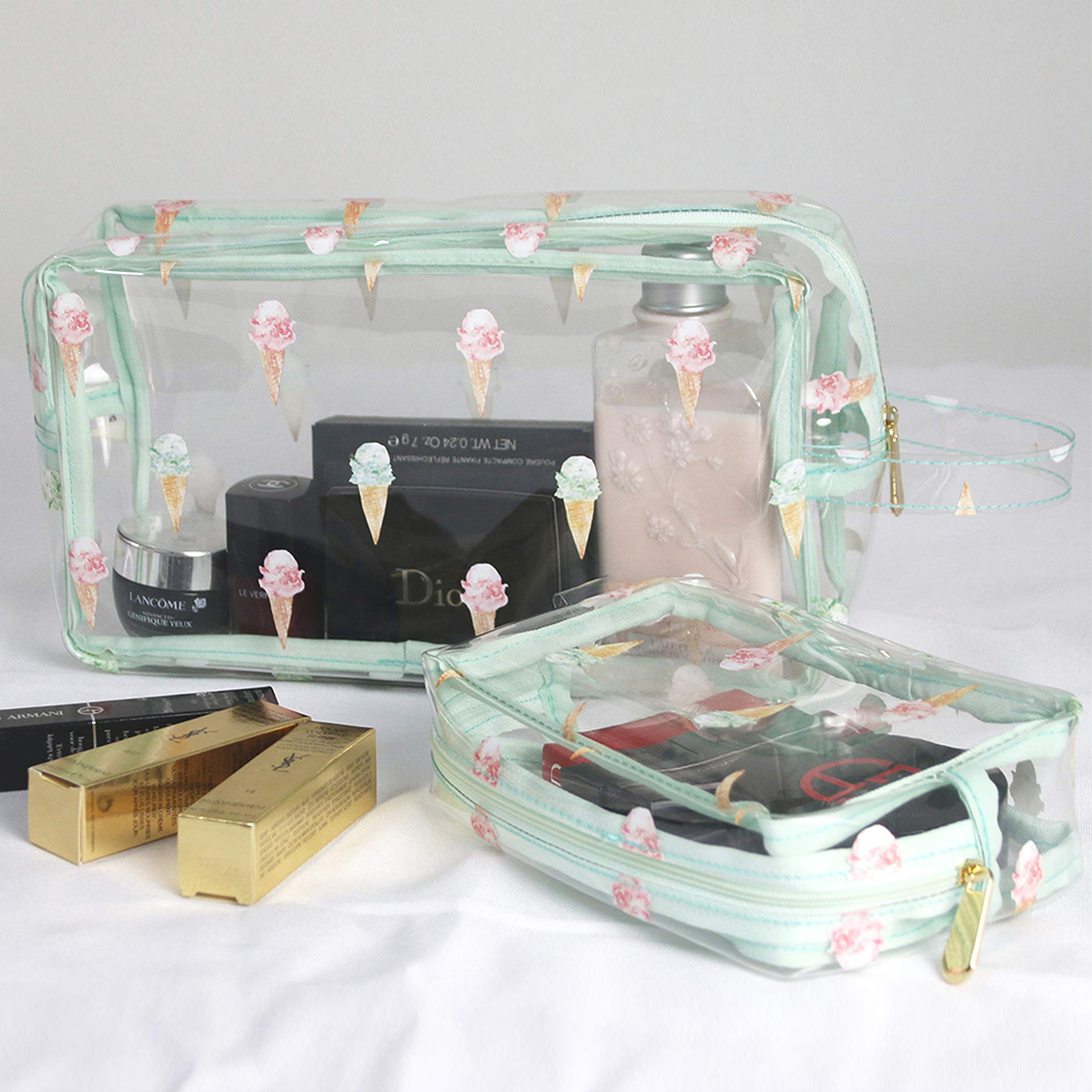 C588 Zipper Ice Cream Toiletry Bag