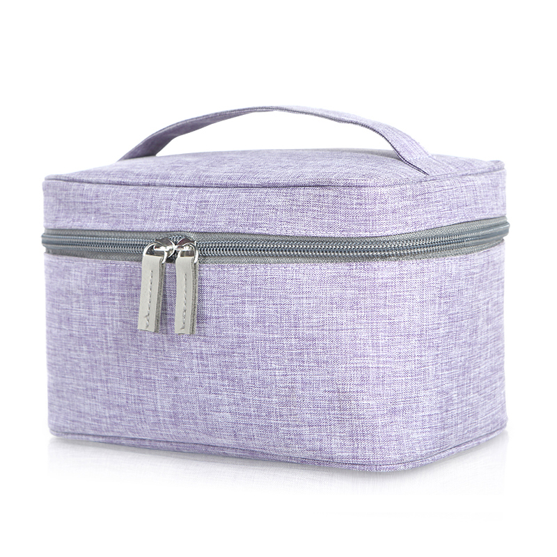 C053 Grey Polyester Cosmetic Bag