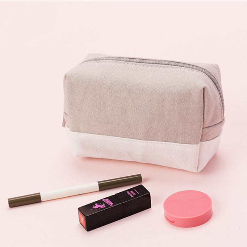 C102 Shell Shape Canvas Zipper Cosmetic Bags