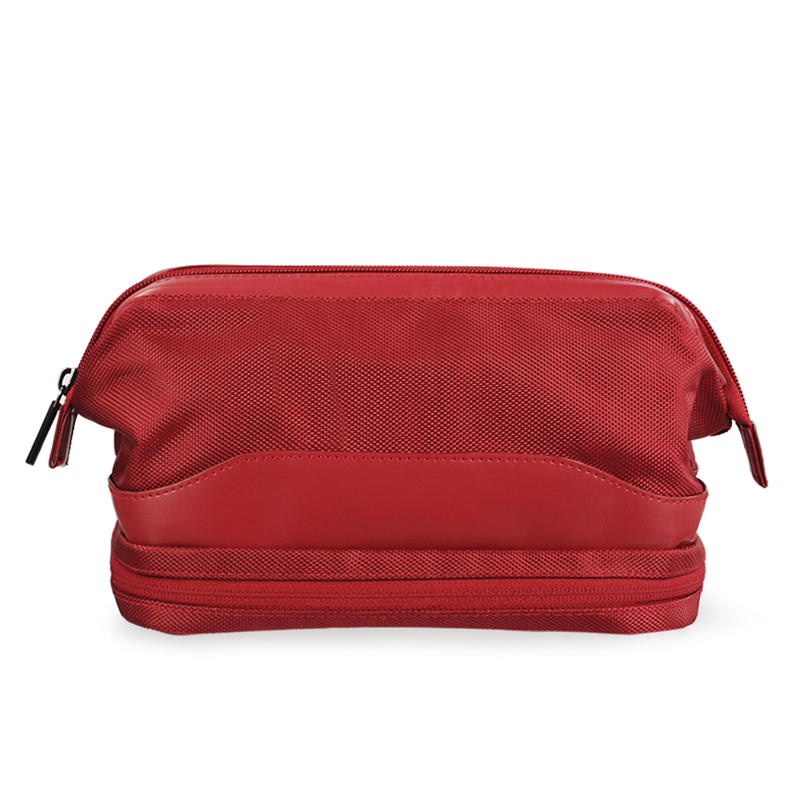 C029 Travel Men PU Polyester Cosmetic Bag