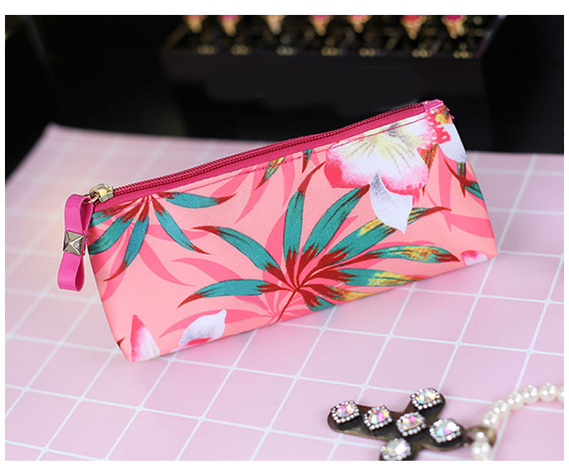 C013 PVC Clear Makeup Polyester Cosmetic Bag