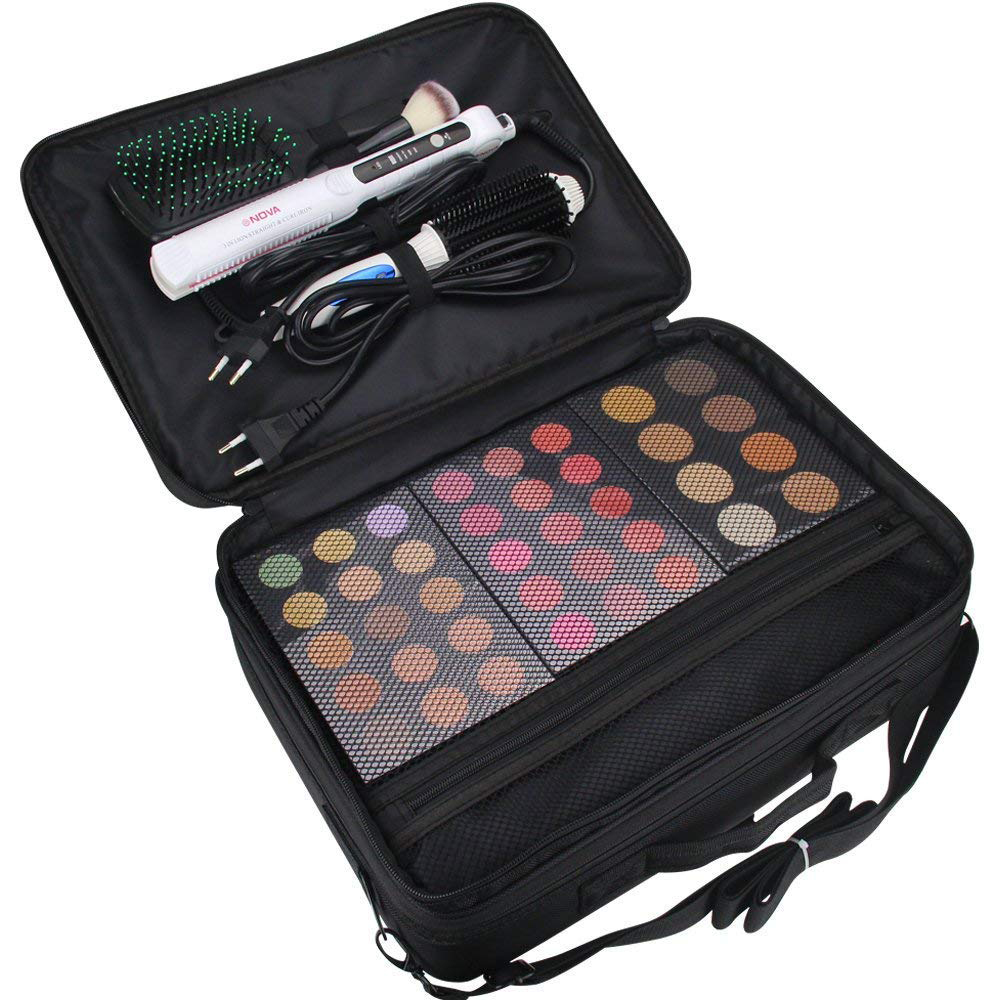 C550  3 Layer Artist Brush Box With Adjustable Dividers