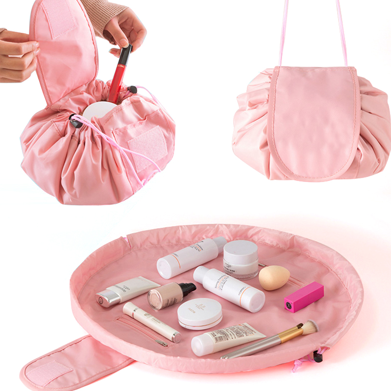 C215 Foldable Drawstring Cosmetic Organizer Bag