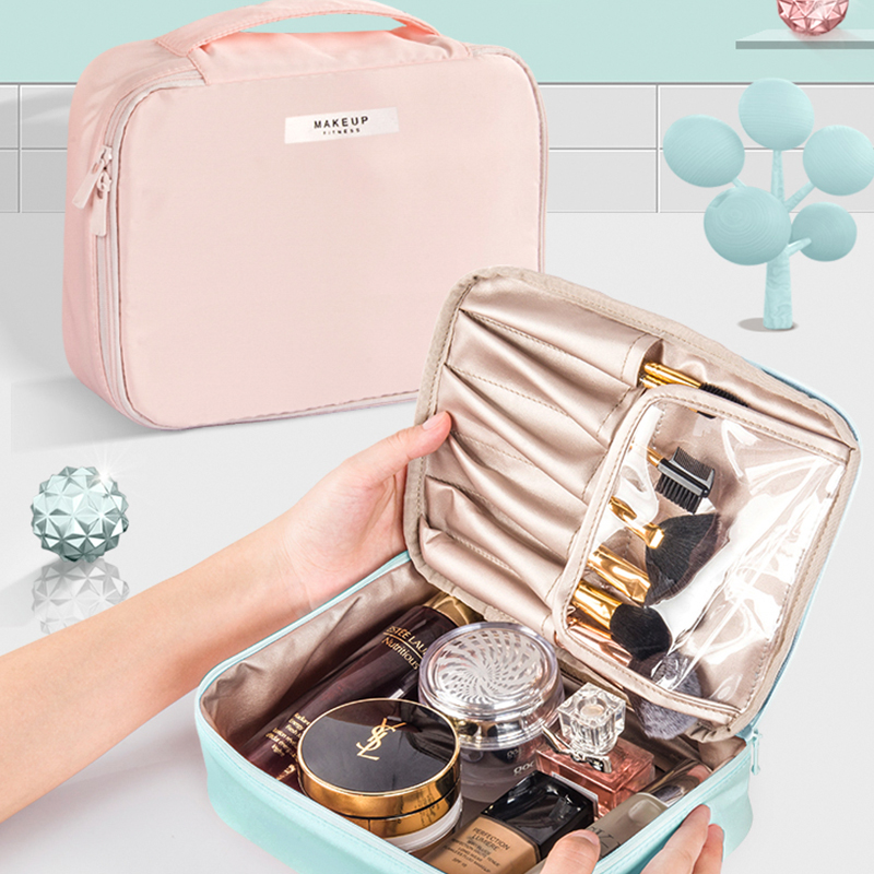 C272 Multifunctional Foldable Makeup Brush Organizer Bag