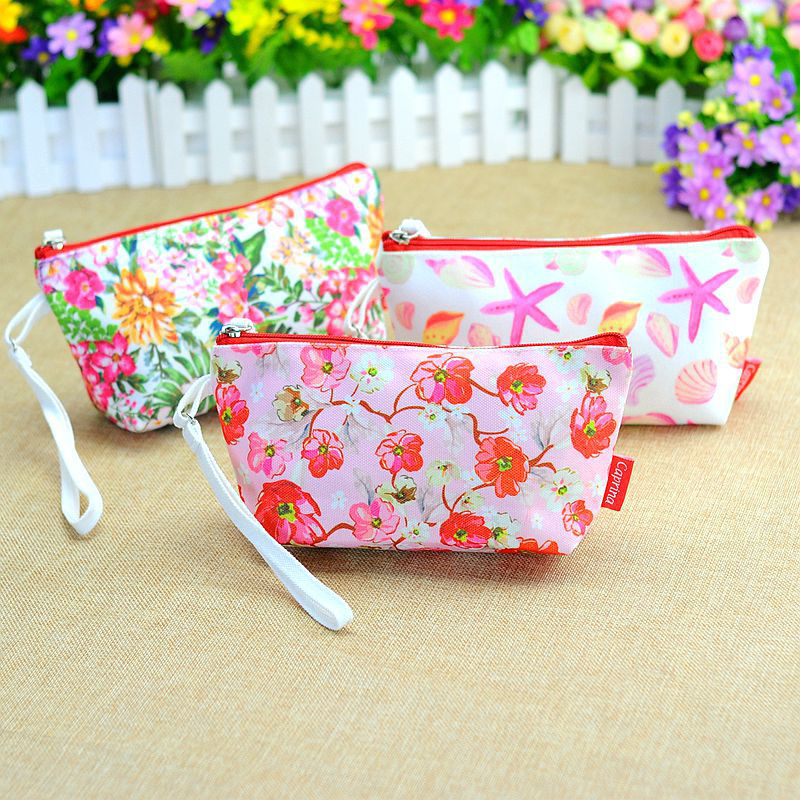 C302 Biodegradable Cosmetic Bag With Handle