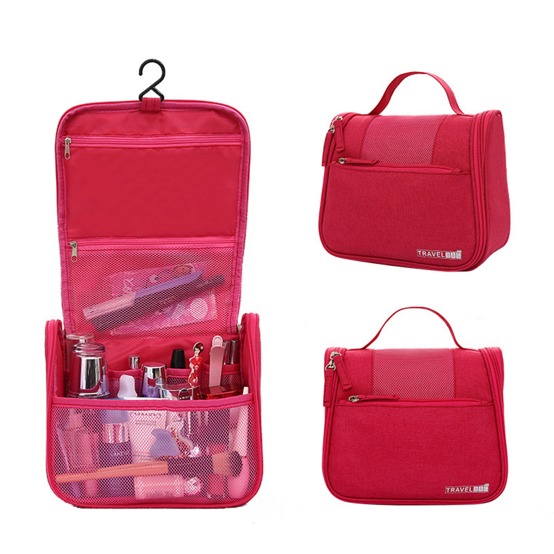 C330 Women Waterproof Oxford Hanging Cosmetic Bag