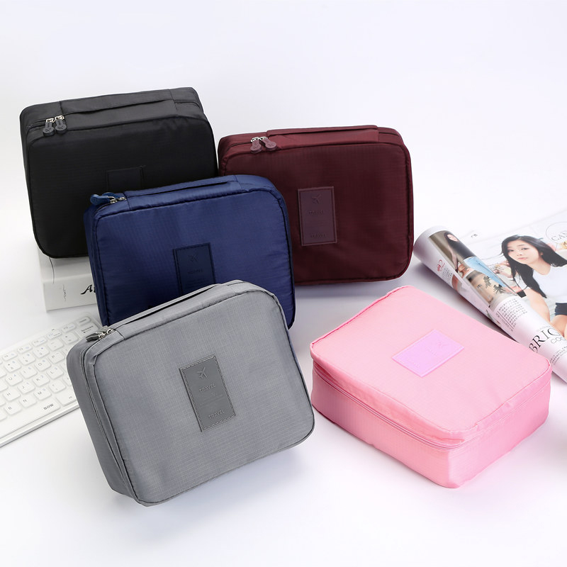 C335 Solid Color Cosmetic Storage Bag