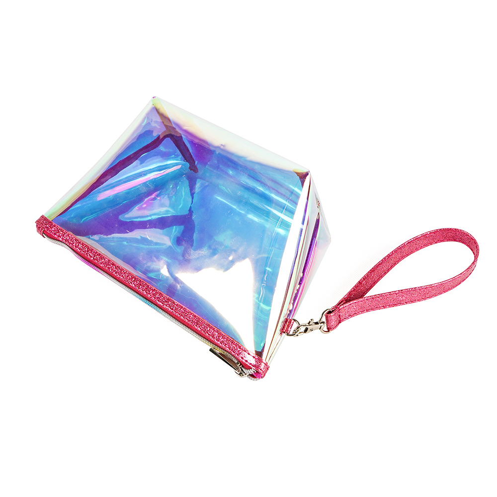 C522 Toiletry Hologram Clutch TPU Cosmetic Bag