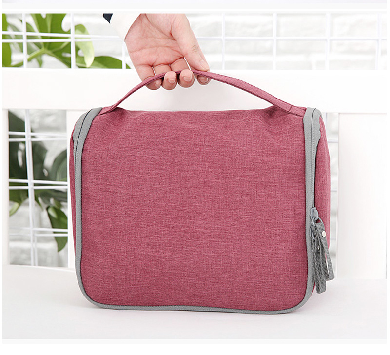 C062 Zipper Polyester Camping Makeup Bag