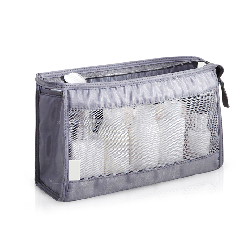 C058 Blank Waterproof Portable Mesh Cosmetic Bag