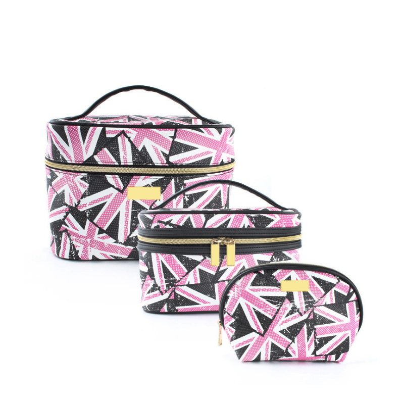 C015 Waterproof Portable Women Travel Cosmetic Bag Set