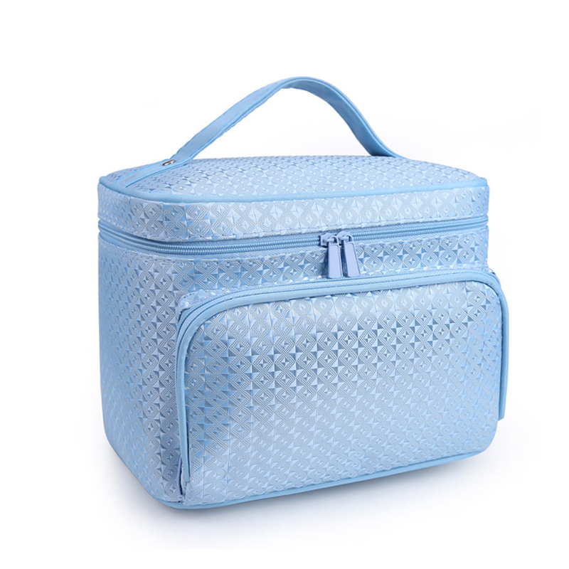 C037 Multi Functional Cylinder Bucket Makeup Bag