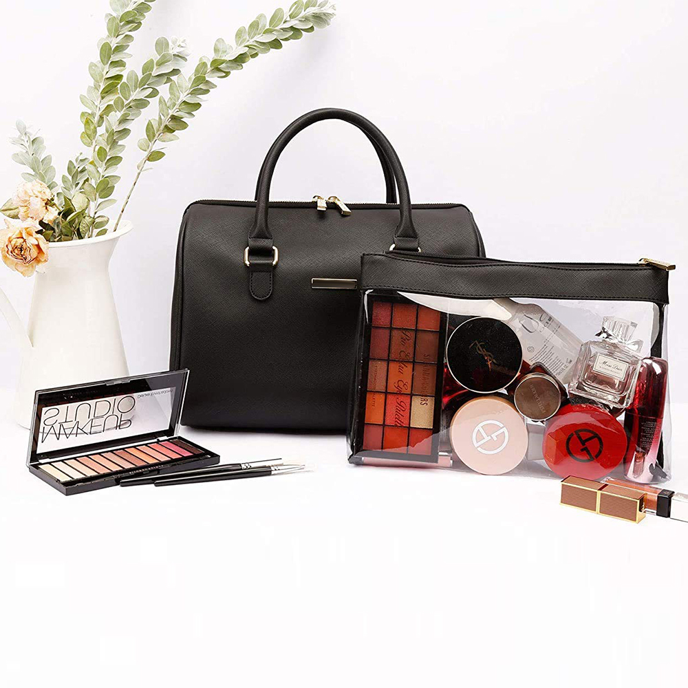 C559 Zipper Closure Travel PU Makeup Storage Bag