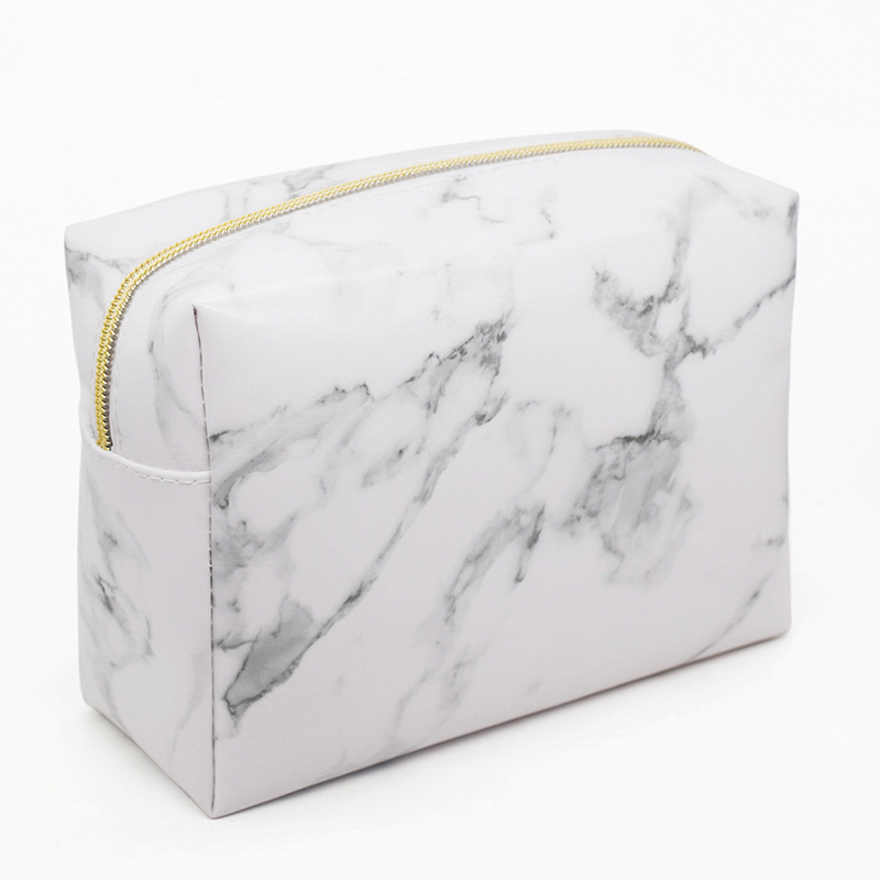 C251 Marble Cosmetic  Promotion Makeup Brushe Bag