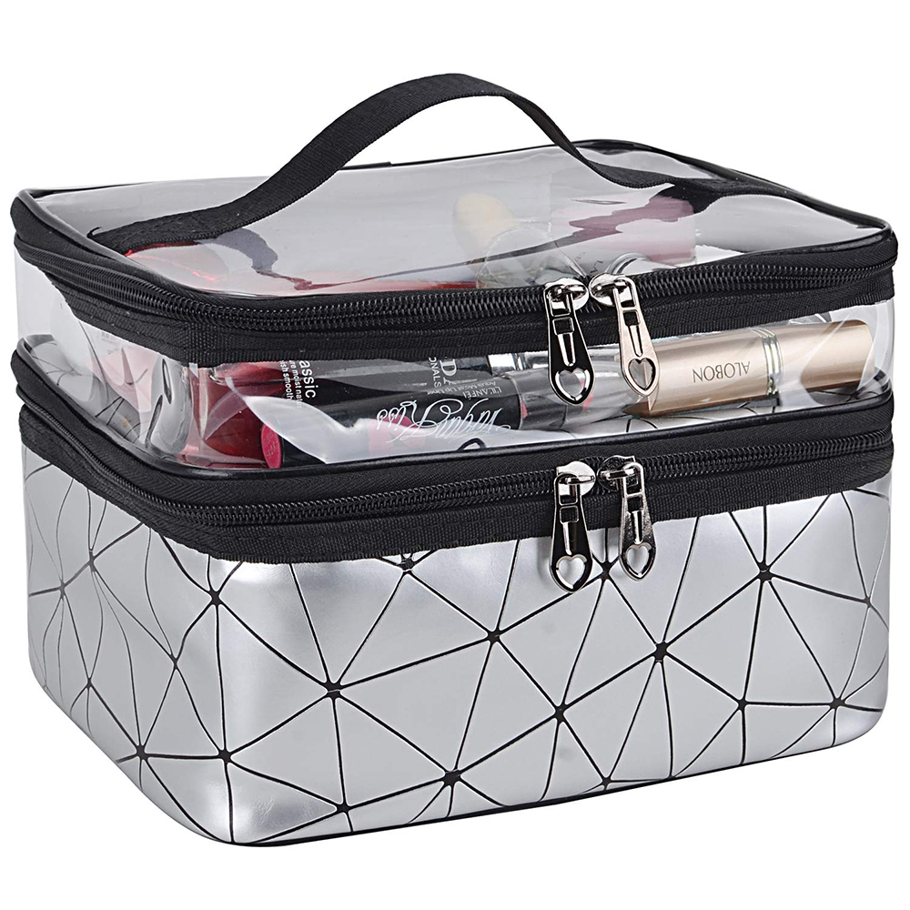 C545 Portable PU Makeup Toiletry Travel Bag