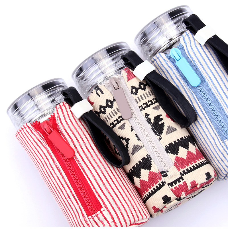 B026 Protector Sleeve Canvas Bottle Bag