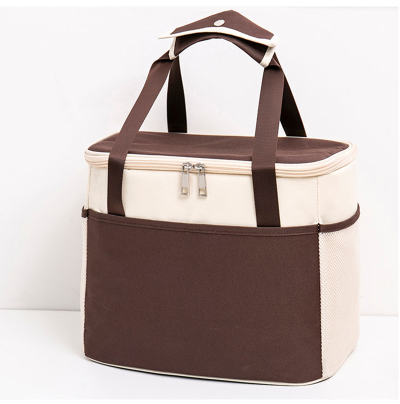 L051 Insulated Lunch Bag With Double Zippers