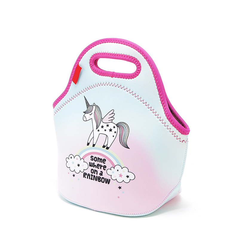 L007 Horse Pattern Picnic Insulated Cooler Lunch Bag