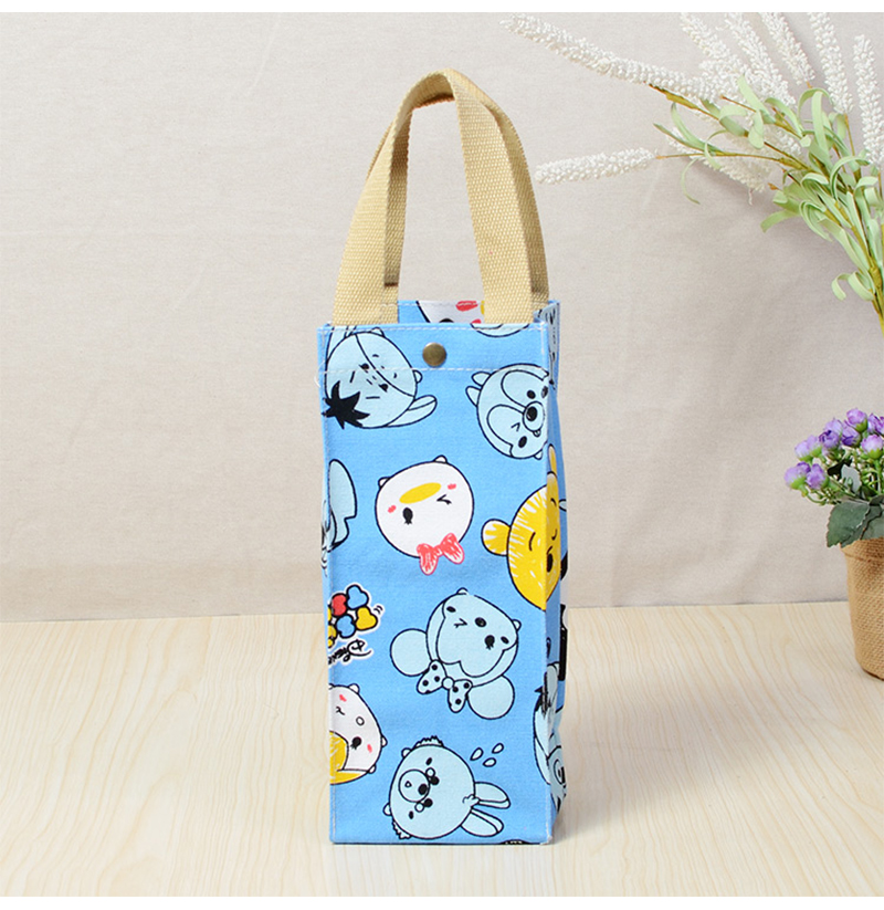 B096 Canvas Bottle Sleeve Bag